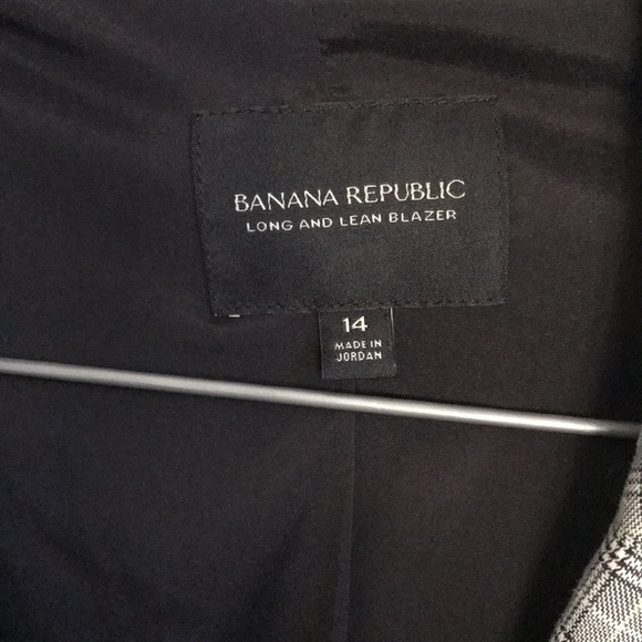 Banana Republic Long & Lean Plaid Blazer - Picture 2 of 7